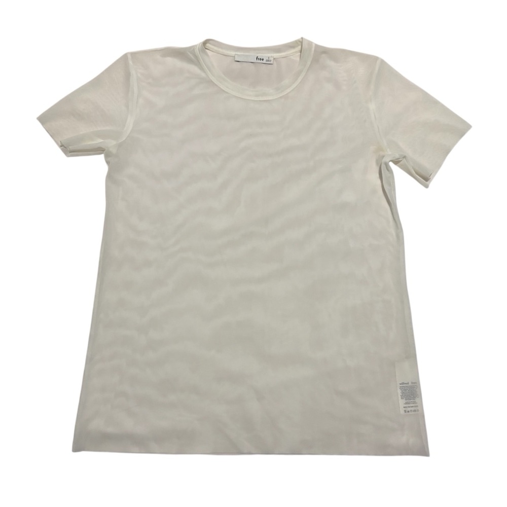 Aritzia Wilfred Free Mesh Sheer Tshirt
